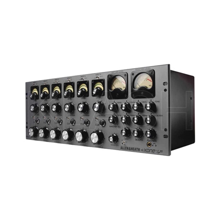 NOLEGGIO MIXER ANALOGICO ROTATIVO XONE:V6 CON FILTRI HPF, VU METER E QUALITÀ AUDIO PROFESSIONALE