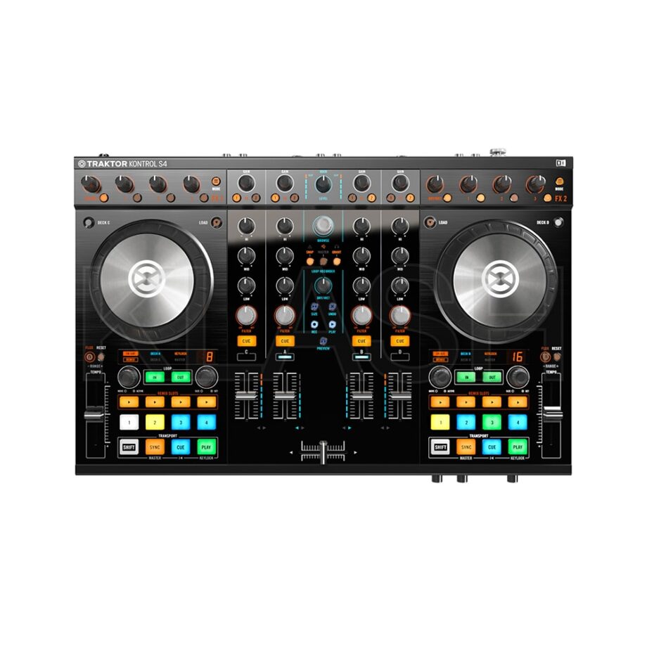 CONTROLLER DJ NATIVE INSTRUMENTS KONTROL S4 MK2 IDEALE PER NOLEGGIO EVENTI E PERFORMANCE A MILANO