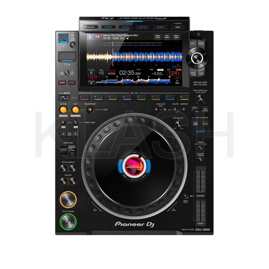 PIONEER DJ CDJ-3000 DISPONIBILE A NOLEGGIO A MILANO, PLAYER PROFESSIONALE CON DISPLAY TOUCH E AUDIO DI ALTA QUALITÀ