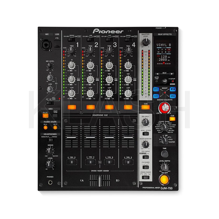 MIXER DJ 4 CANALI CON EFFETTI AVANZATI E SCHEDA AUDIO USB INTEGRATA, IDEALE PER NOLEGGIO EVENTI DJ PROFESSIONALE