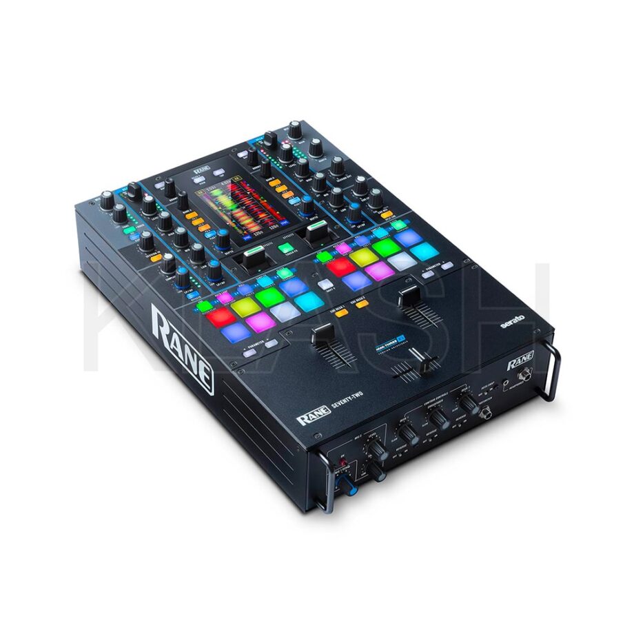 MIXER DJ RANE SEVENTY-TWO 2 CANALI, TOUCHSCREEN E PAD MULTICOLOR DISPONIBILE PER NOLEGGIO A MILANO