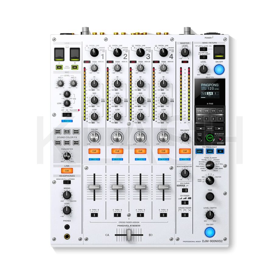 NOLEGGIA MIXER DJM-900NXS2 WHITE A MILANO, PRESTAZIONI AUDIO DI ALTA QUALITÀ E DESIGN ESCLUSIVO