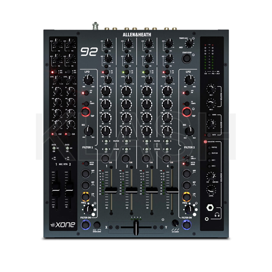 NOLEGGIO MIXER DJ XONE 92 MK2 CON AUDIO ANALOGICO, FILTRI VCF E EQ A 4 BANDE PER DJ PROFESSIONALI