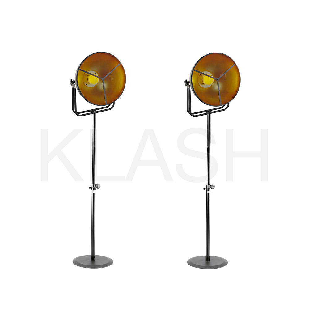 SET STAIRVILLE LED VINTAGE BOWL 50 RGBA CON SUPPORTI KÖNIG MEYER INSTALLATO PER EVENTO A MILANO CON EFFETTI DI LUCE CALDA E STILE VINTAGE