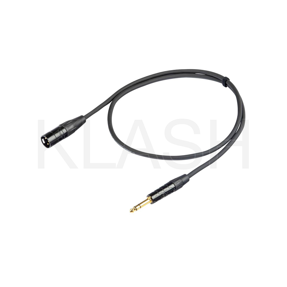 NOLEGGIO MILANO CAVO AUDIO JACK BILANCIATO 6,3 MM A XLR M 5 M PER COLLEGARE MIXER E STAGE BOX