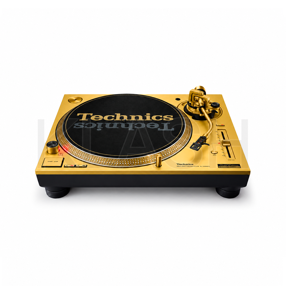 GIRADISCHI TECHNICS SL-1200M7GL IN FINITURA ORO PER NOLEGGIO A MILANO